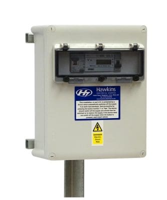 Utility Connection Unit Connection units for holiday & touring parks - Hawkins Electrical