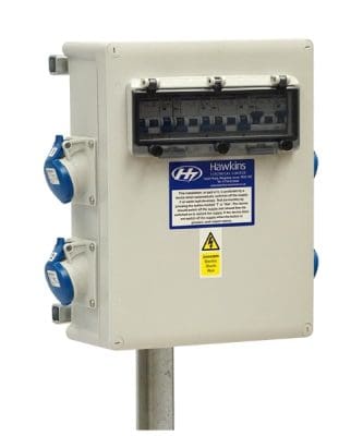 Utility Connection Unit Connection units for holiday & touring parks - Hawkins Electrical