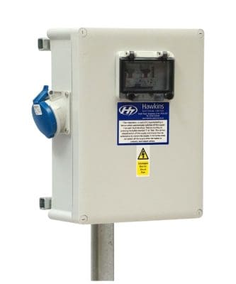 Utility Connection Unit Connection units for holiday & touring parks - Hawkins Electrical